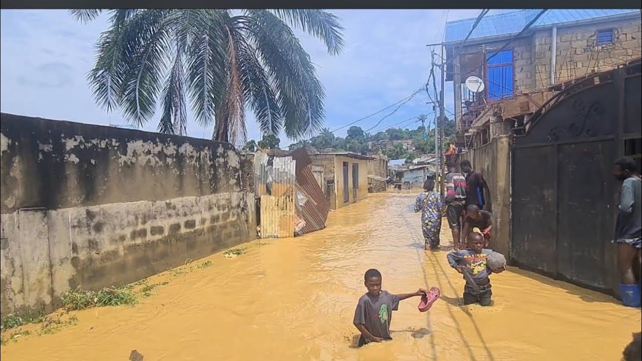 INONDATION BRUTAL, SALONGO SUD LEMBA DÉBORDÉ BA FAMILLES ELELI BILOKO NA BANGO
