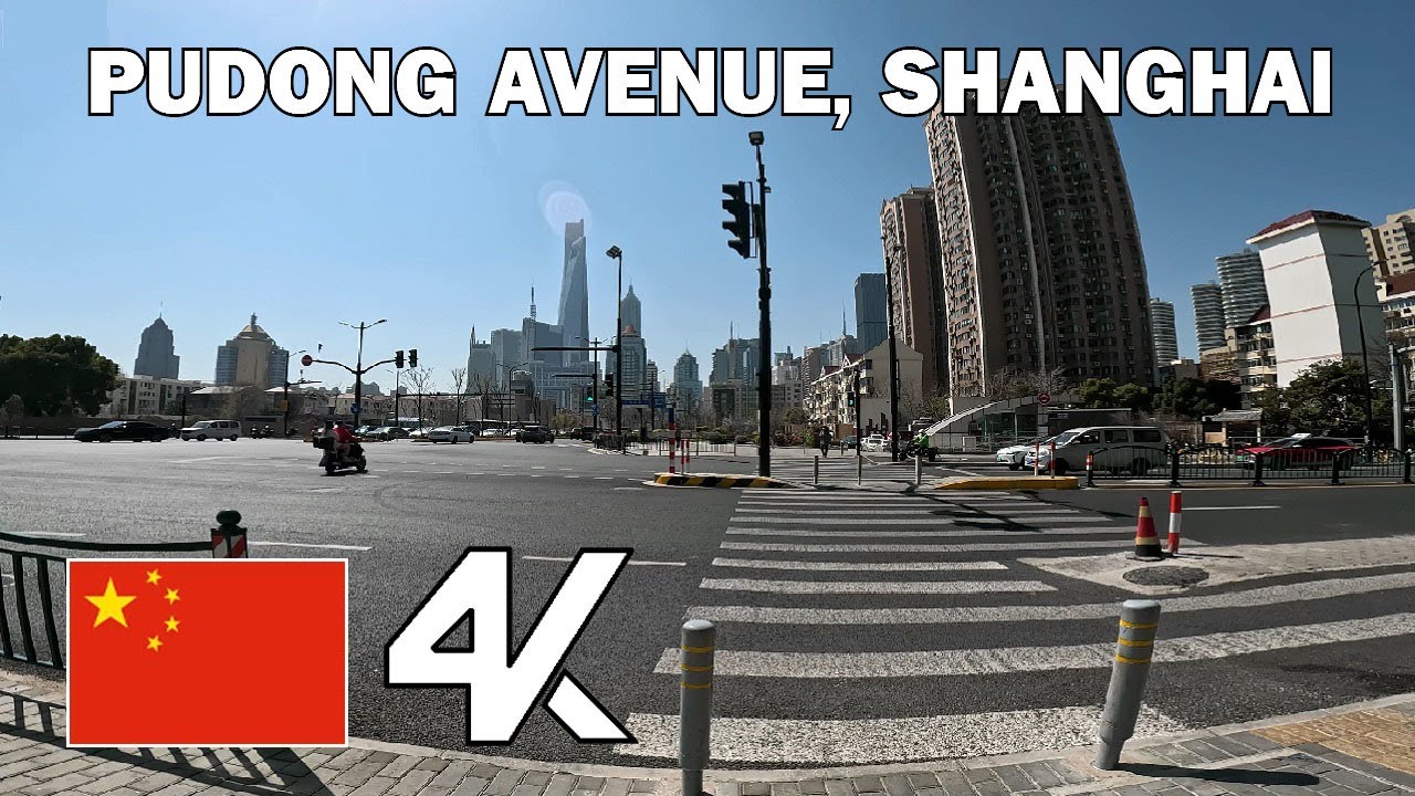 SHANGHAI, CHINA | Pudong Avenue Walking Tour | 4K | March 14th 2023