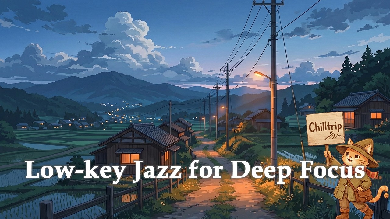 Low-key Minimal Jazz BGM | for Deep Focus Night Work