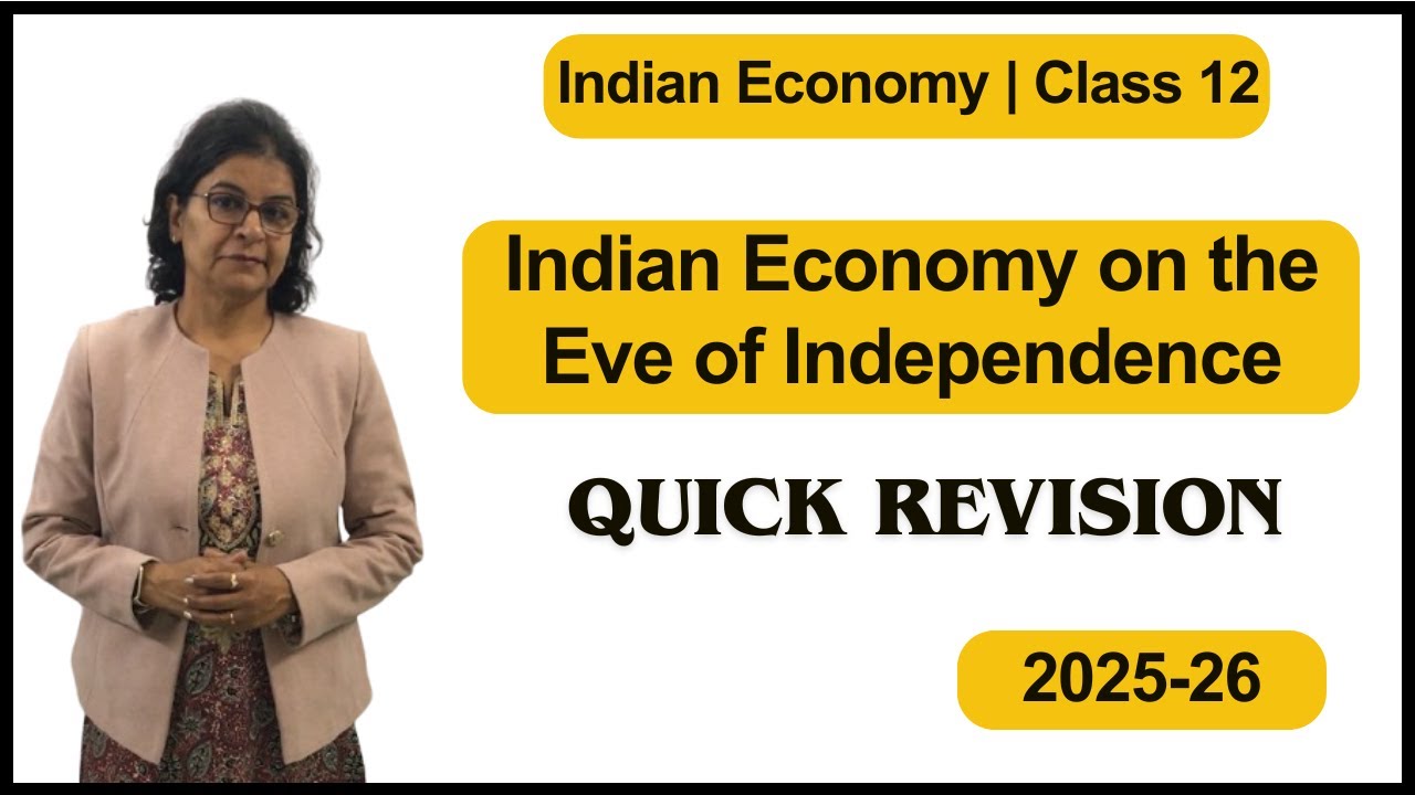 Indian Economy On the Eve Of Independence- Subsistence farming, Stagnant Economy -Indian Economy