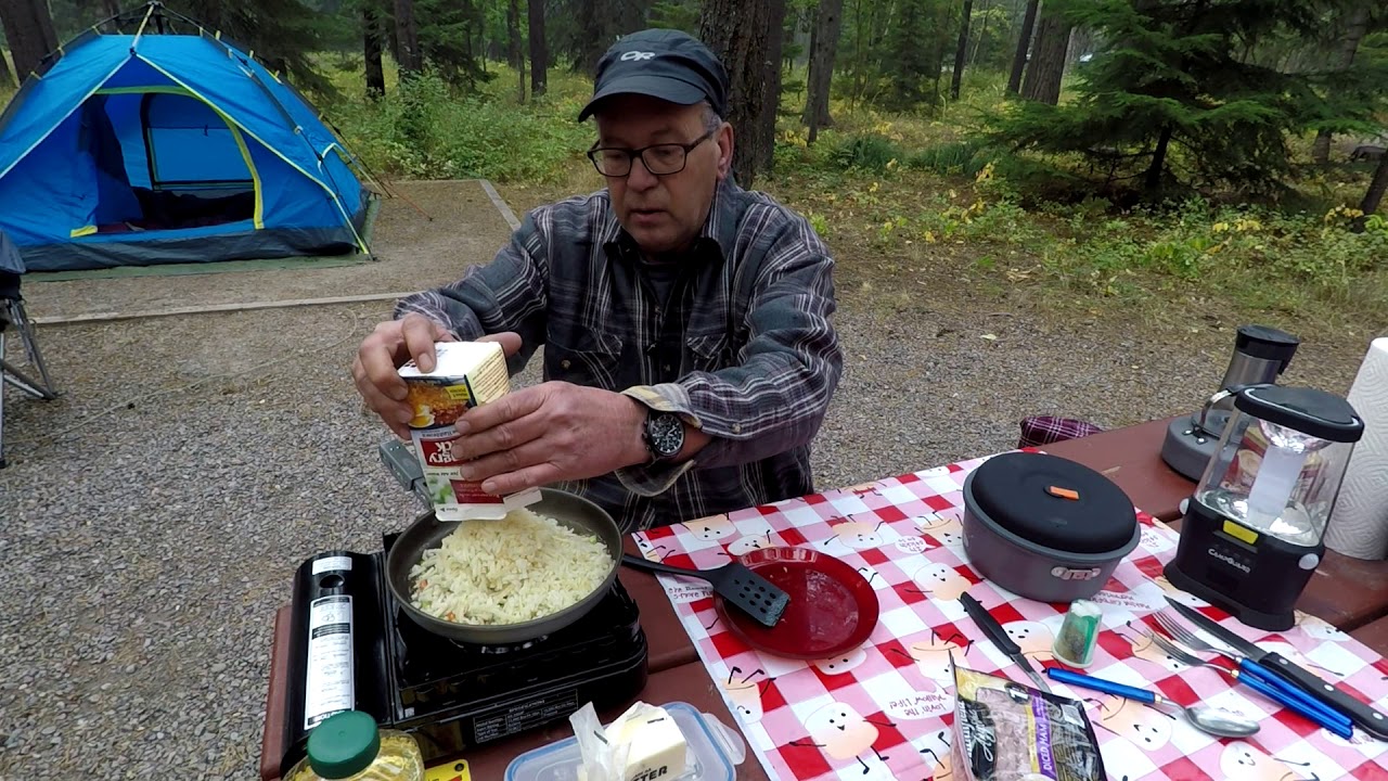 Camping Eggs and Hash Browns O'Brien using Dehydrated Hash Browns