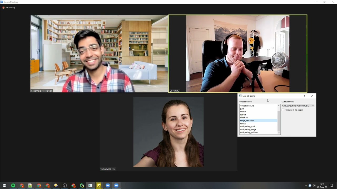 Live AI Voice Conversion with Resemble AI