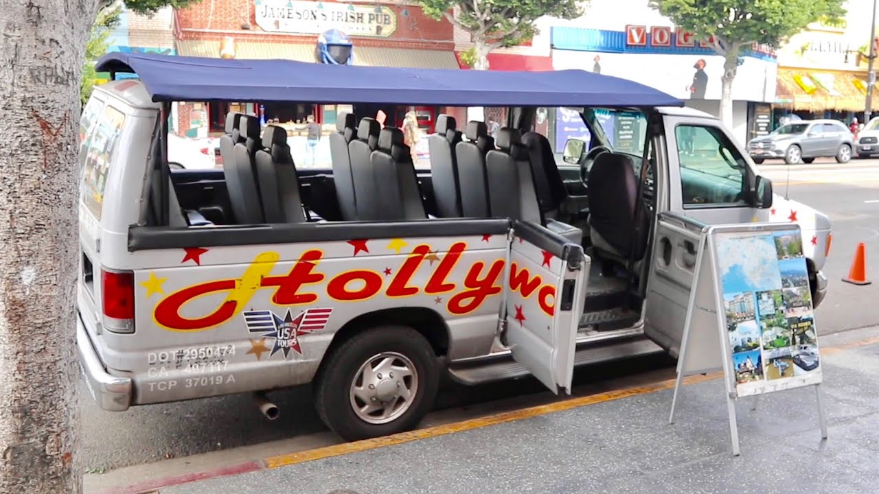 Hollywood Van Tour ( Full Experience ) - Celebrity Homes / Beverly Hills / Rodeo & Mulholland Drive