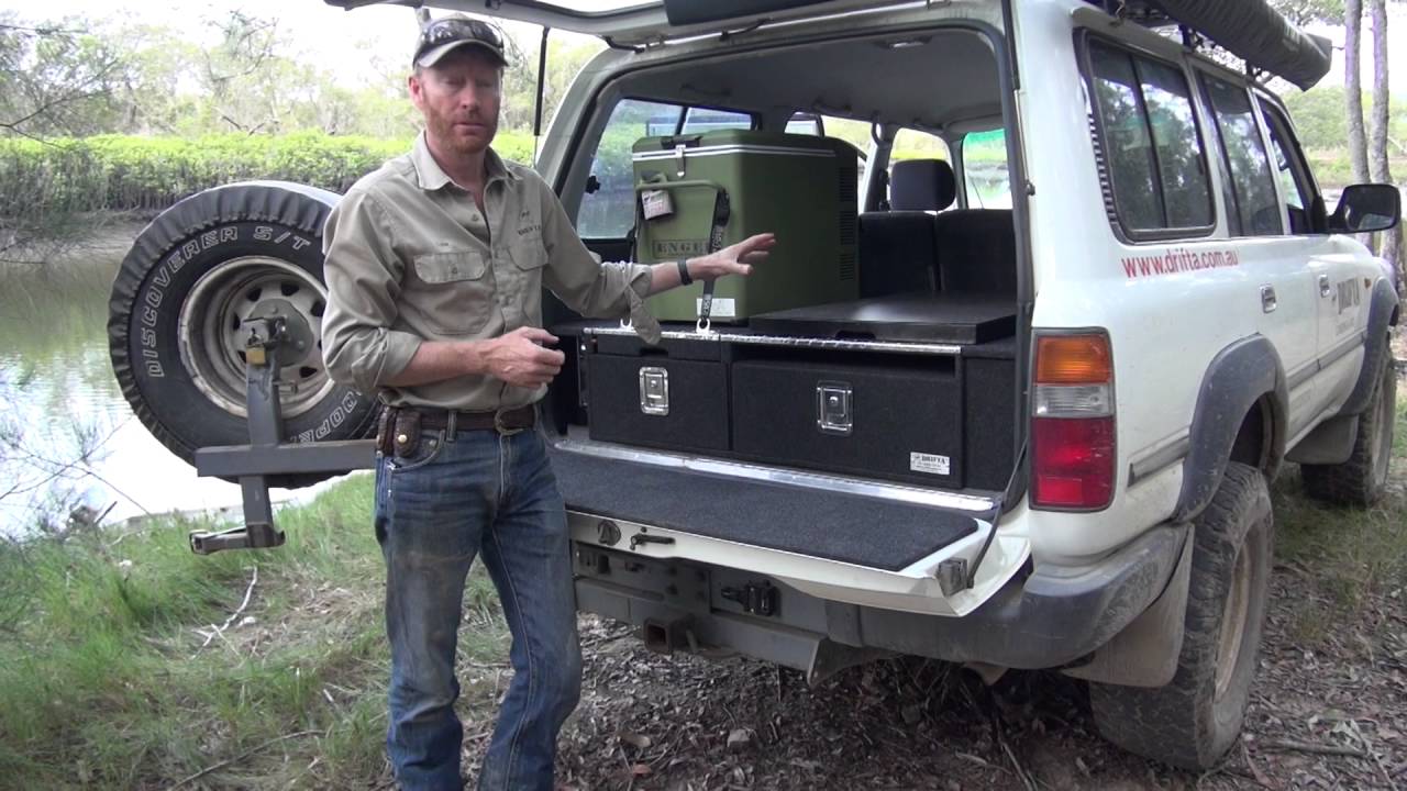 Toyota 80 series - drawers setup demo