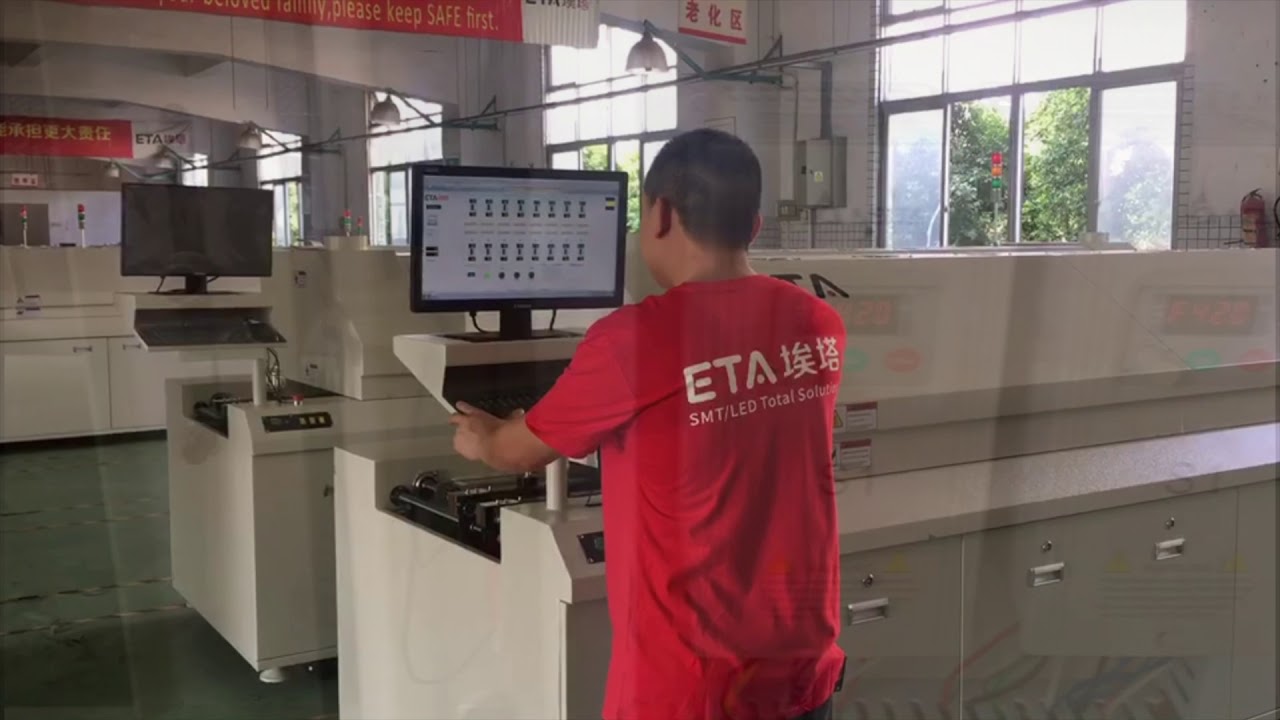 I.C.T SMT Reflow Soldering Oven for SMD Assembly Line