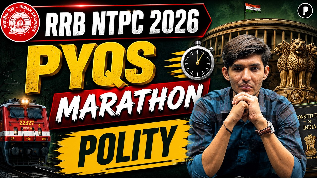 RRB NTPC 2026 Polity PYQs Marathon | Railway NTPC Previous Year Questions