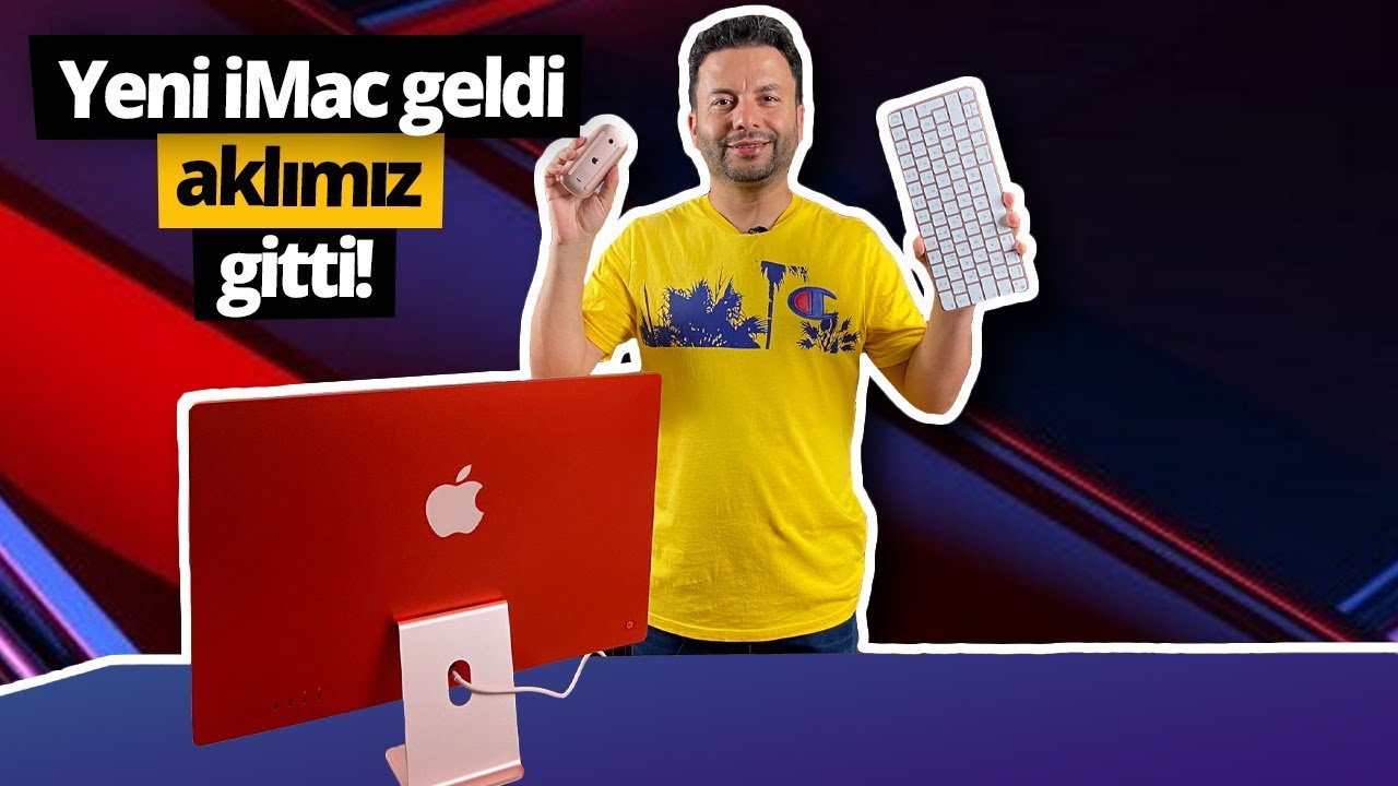 M1 işlemcili 24 inçlik Yeni iMac kutusundan çıkıyor! - Aklımızı başımızdan aldı!
