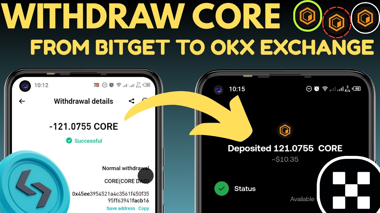 How to Withdraw CORE from Bitget to OKX | Step by Step CORE Transfer Tutorial