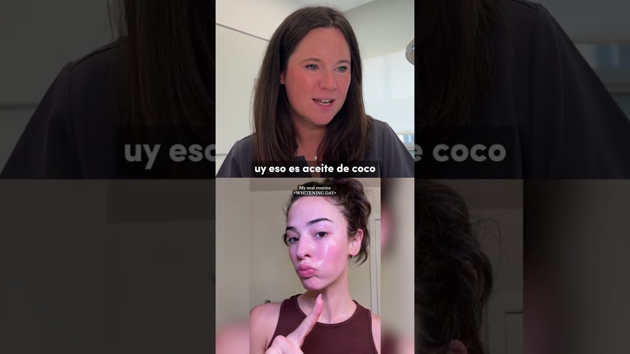 Reaccionamos a una rutina de blanqueamiento dental! 🦷✨