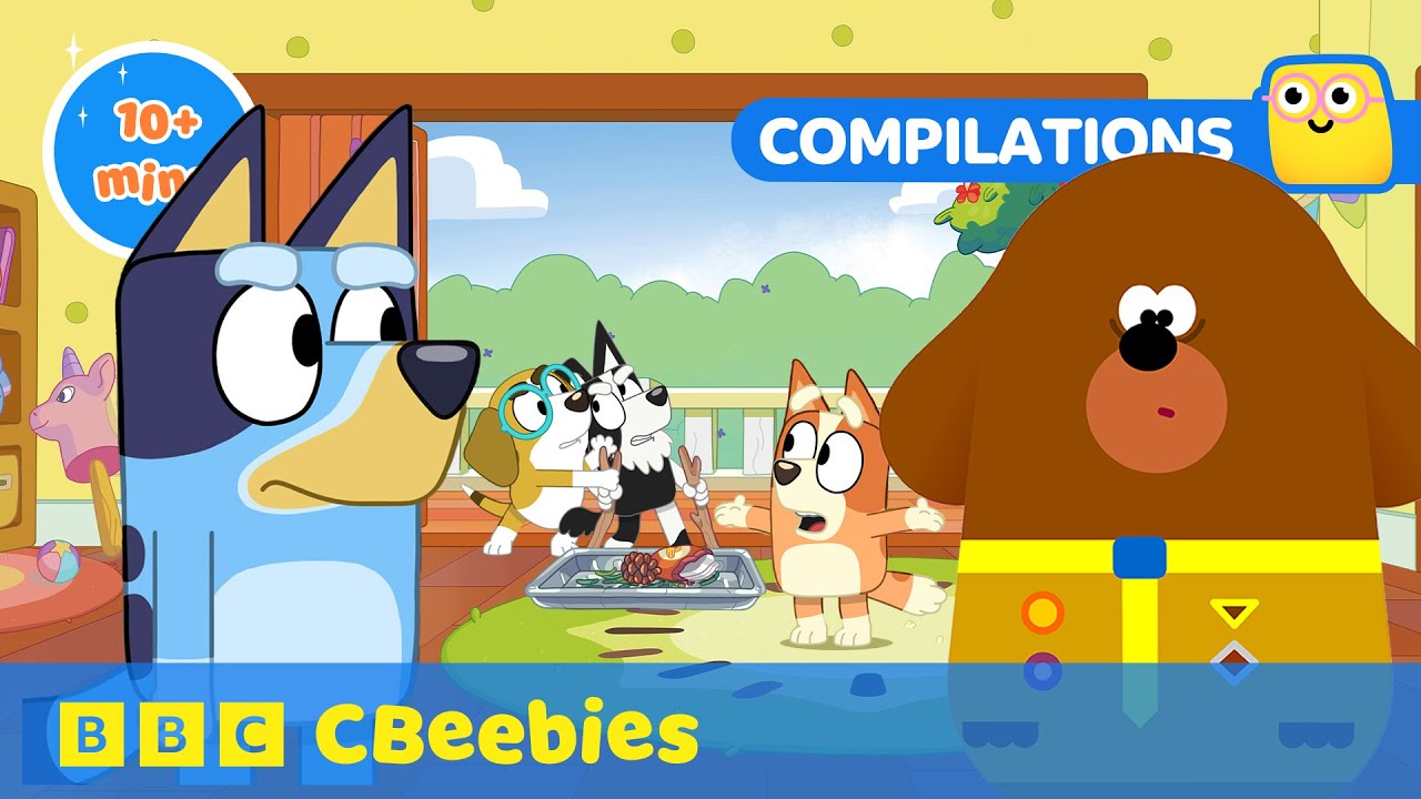 Learning to Share | Bluey, Bing, Hey Duggee & Friends | Compilation | CBeebies