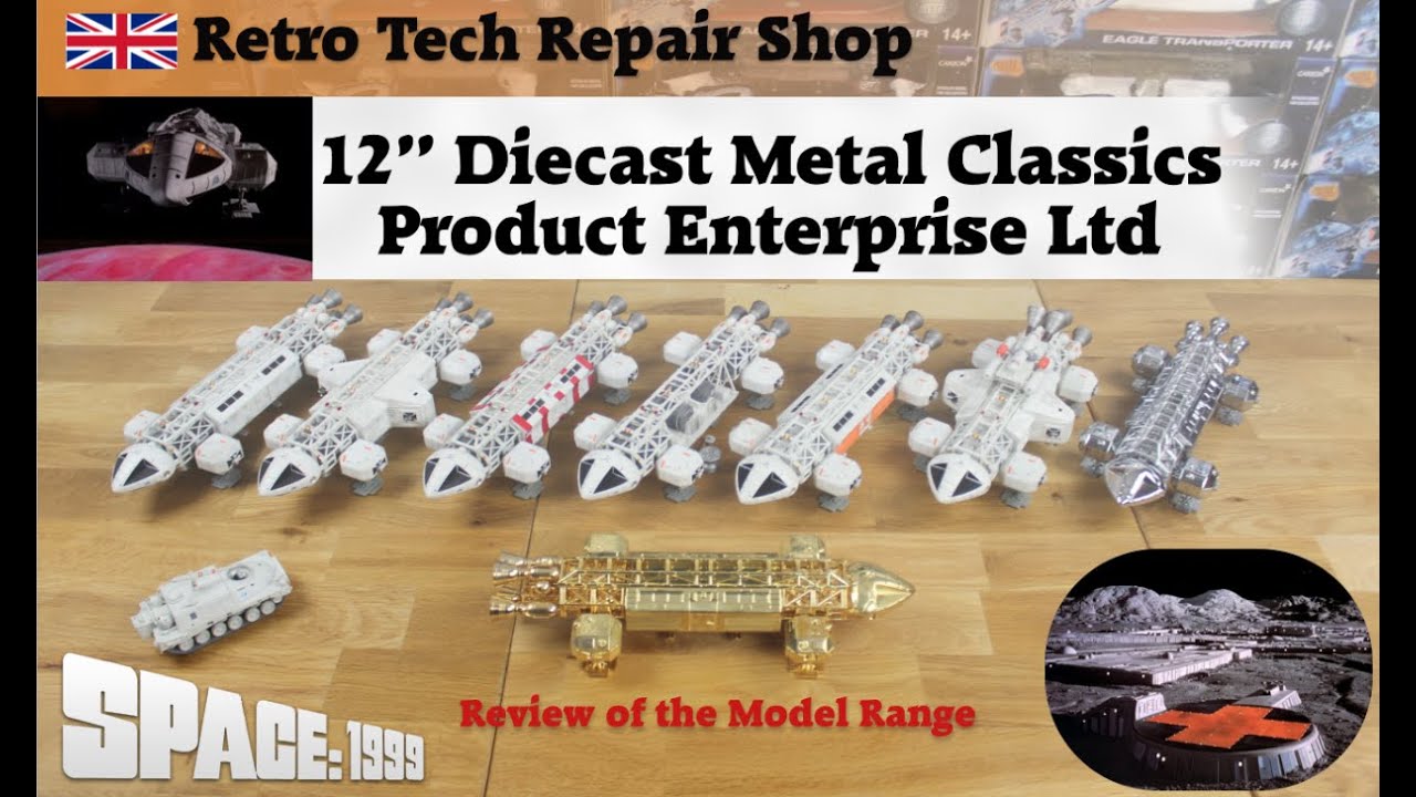 Review of Space 1999 12 inch diecast models from Product Enterprise Ltd (2004-2006)