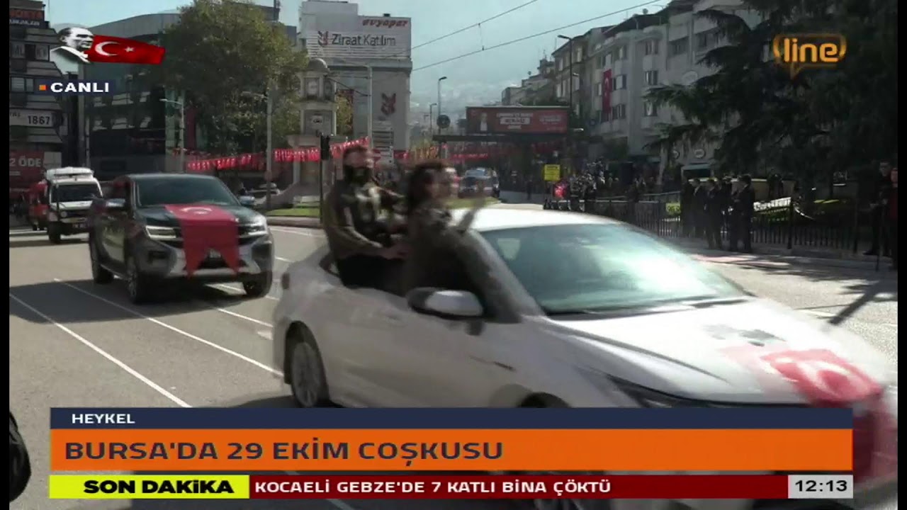 29 Ekim Cumhuriyet Bayramı Bursa'da coşkuyla kutlanıyor