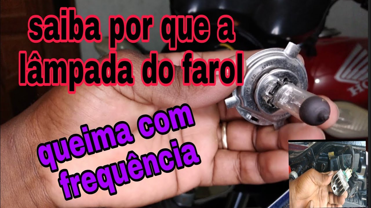 Saiba Por que Sua Moto Queima a Lâmpada do Farol Com Frequência!