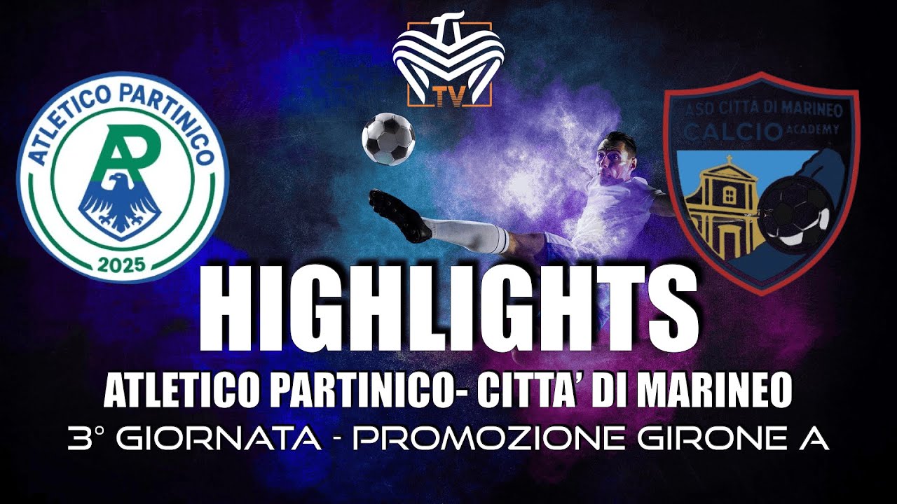HIGHLIGHTS | ATLETICO PARTINICO vs CITTÀ DI MARINEO CALCIO | PROMOZIONE - GIRONE A - 3ª GIORNATA