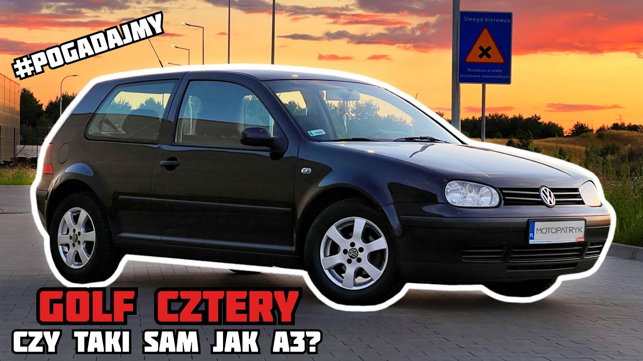 #37 VW GOLF 4 (IV CZTERY) CZY TAKI SAM JAK A3? 🚗 opinie, wnętrze, jazda - MOTOPATRYK -