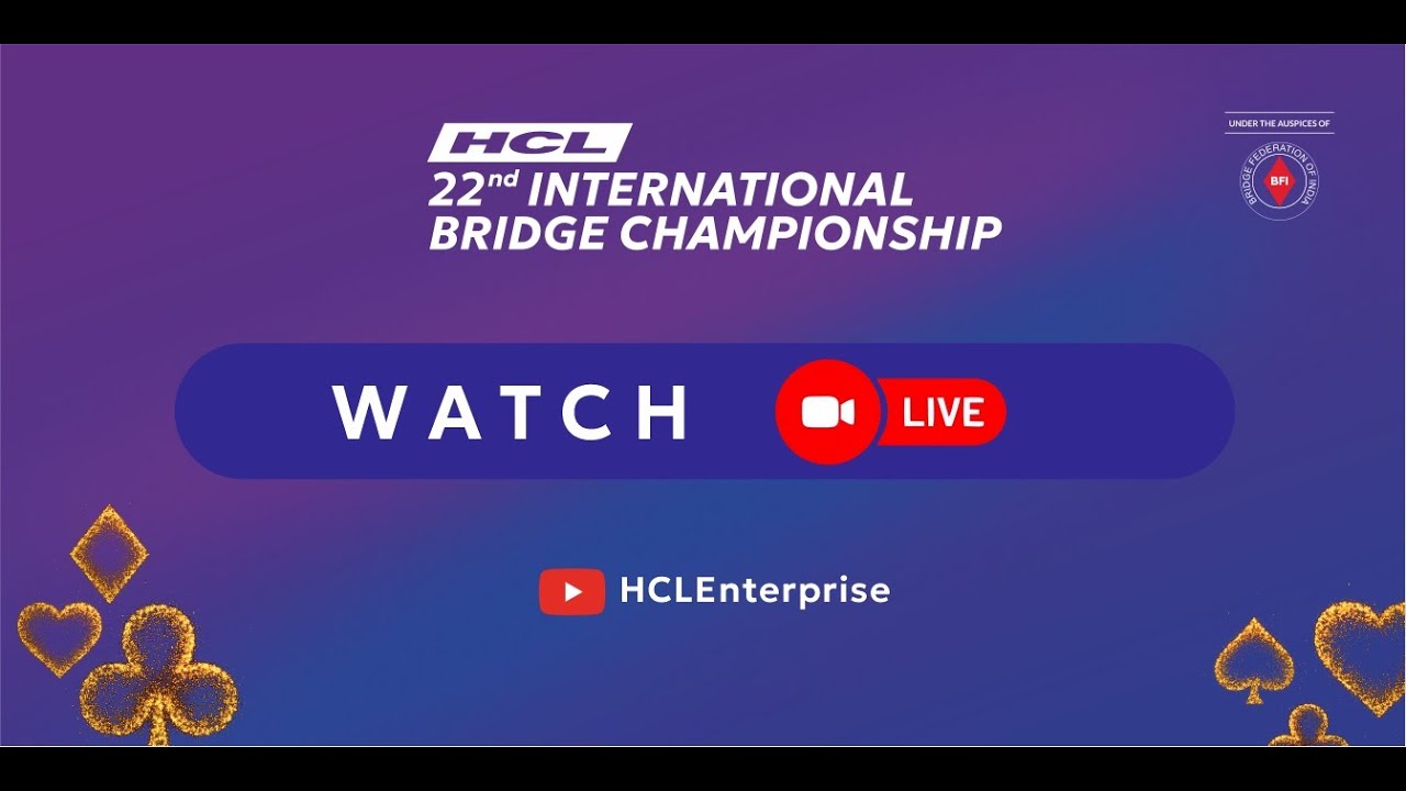 HCL 22nd International Bridge Championship, Finals