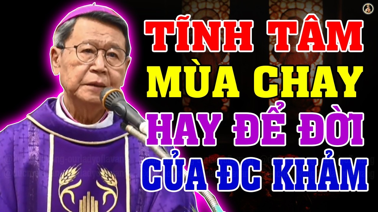 MÙA CỦA CÁC TÂN TÒNG | BÀI GIẢNG TĨNH TÂM MÙA CHAY HAY ĐỂ ĐỜI CỦA ĐC PHÊRÔ NGUYỄN VĂN KHẢM