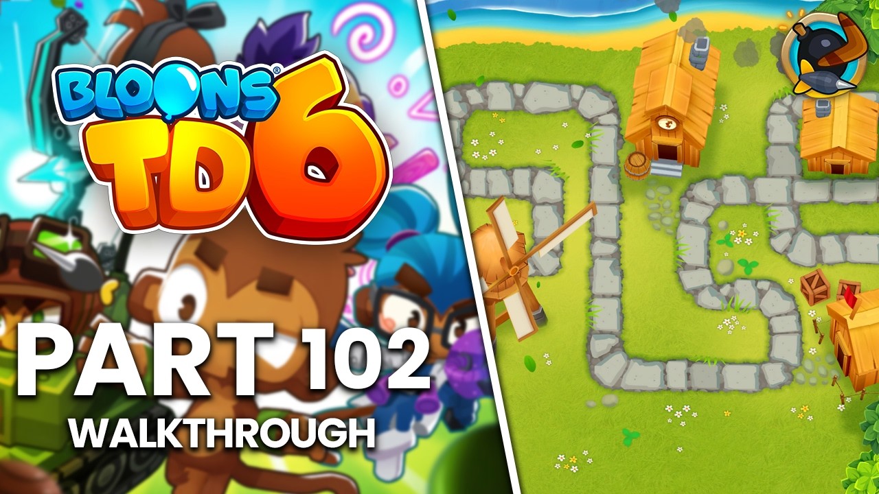 Bloons TD 6 - Part 102 | Town Center Primary Only (No Commentary Walkthrough)
