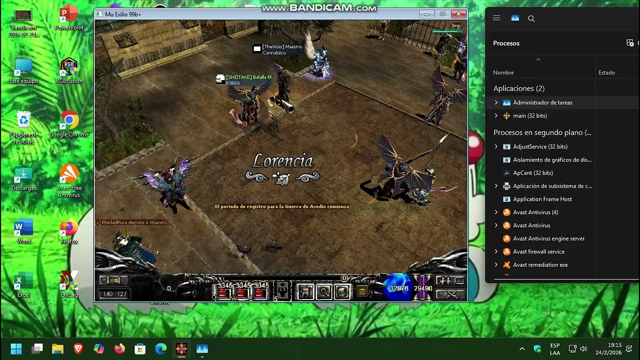 PvP Mu Exilio 99b +