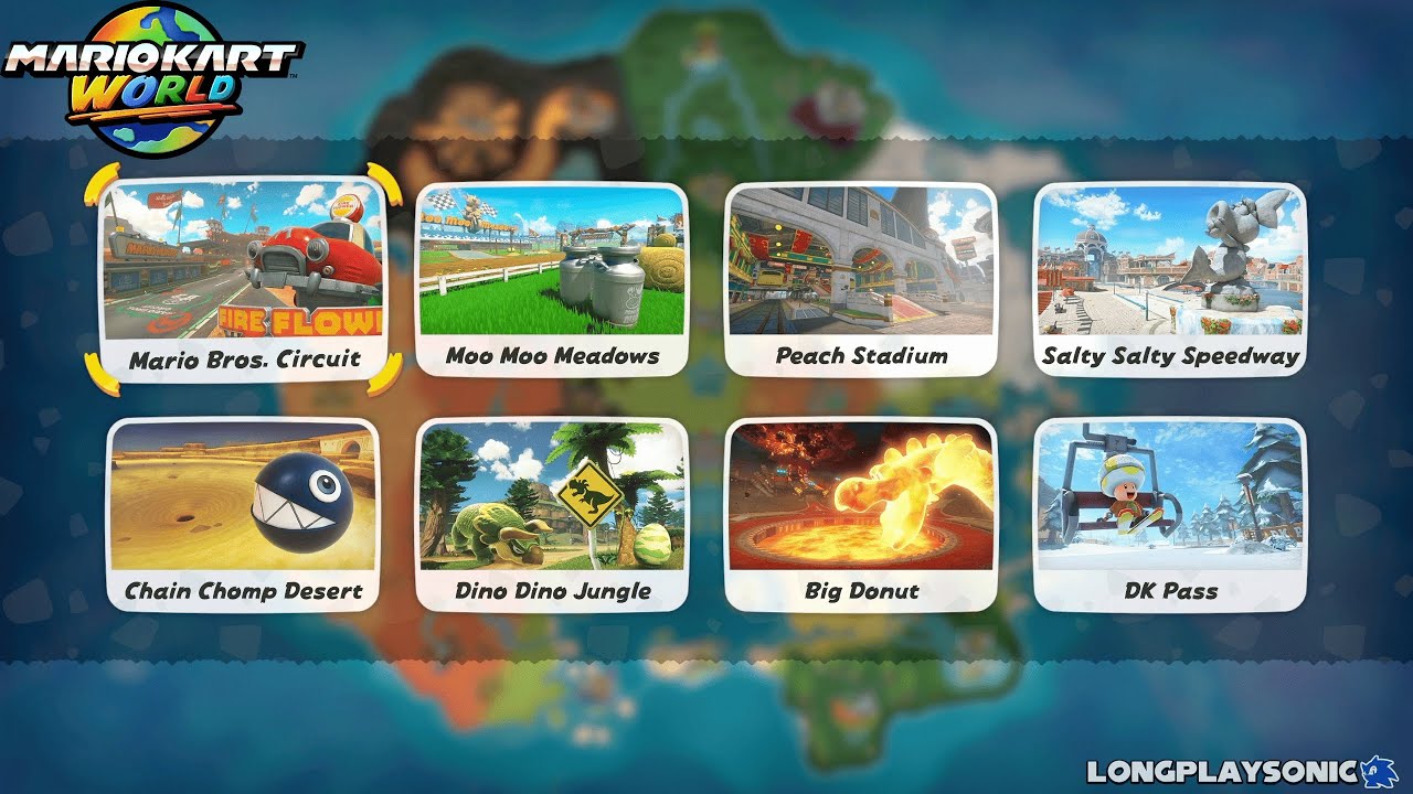 Mario Kart World - ALL BATTLE MODE TRACKS