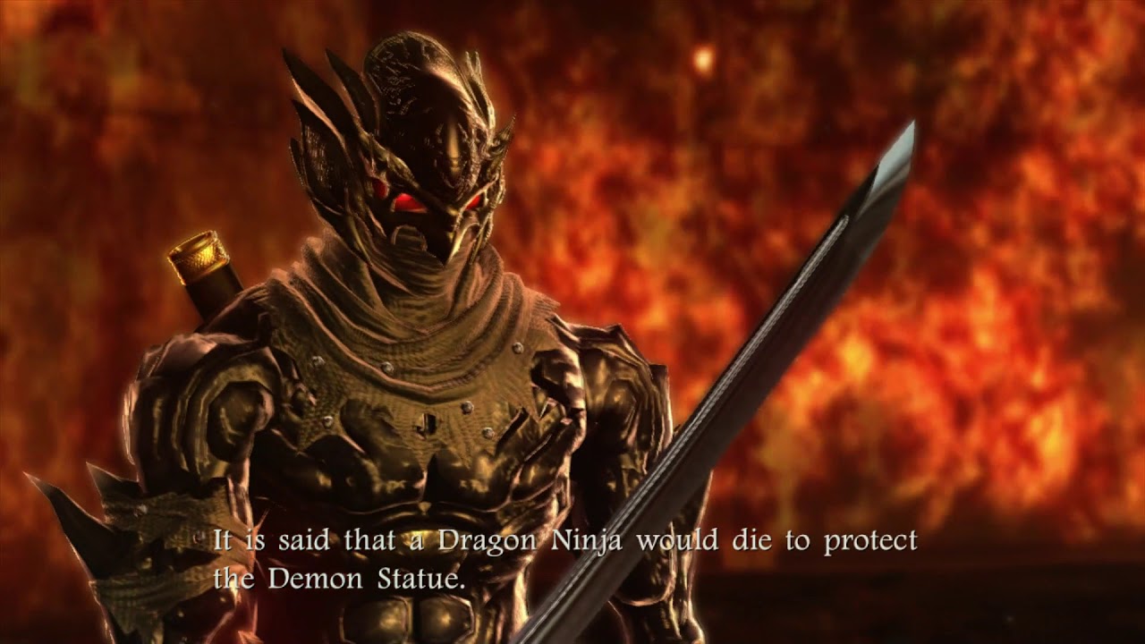 Ninja Gaiden II - Genshin 1st Boss Fight (Master Ninja using Lunar Staff)