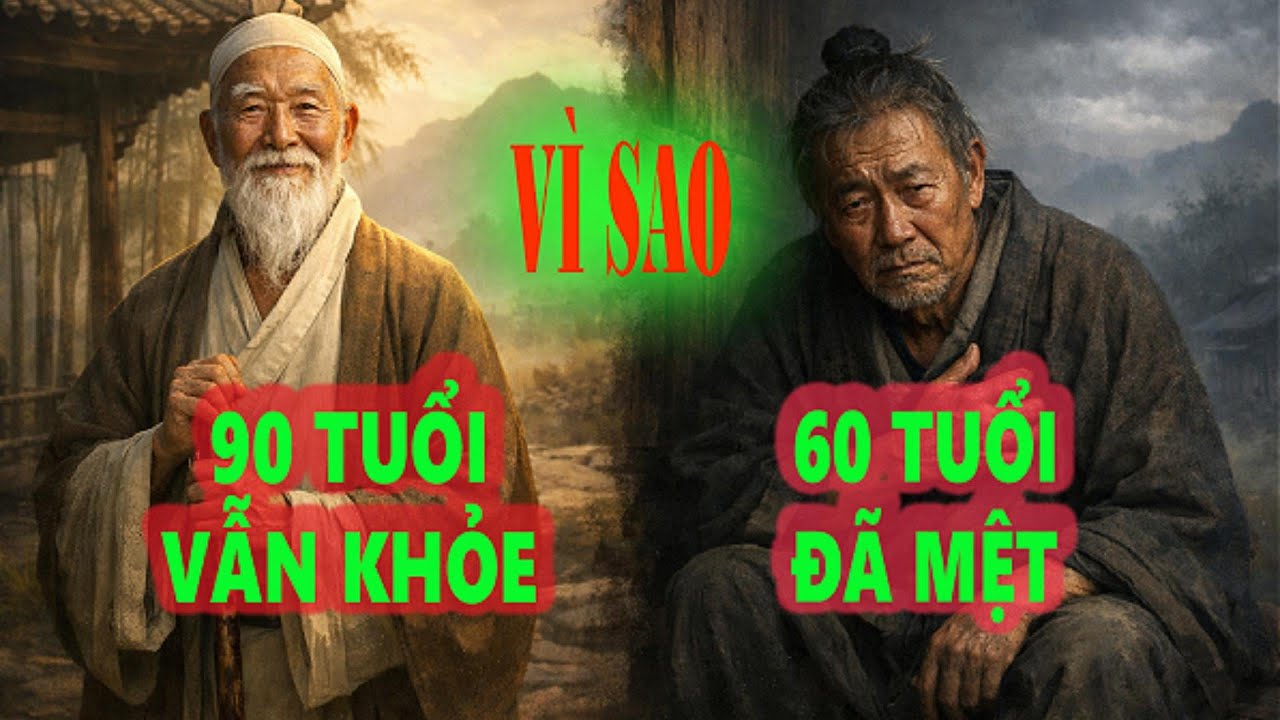 NGẪM LỜI NGƯỜI XƯA: VÌ SAO CÓ NGƯỜI 90 TUỔI VẪN KHỎE, CÓ NGƯỜI 60 ĐÃ MỆT?
