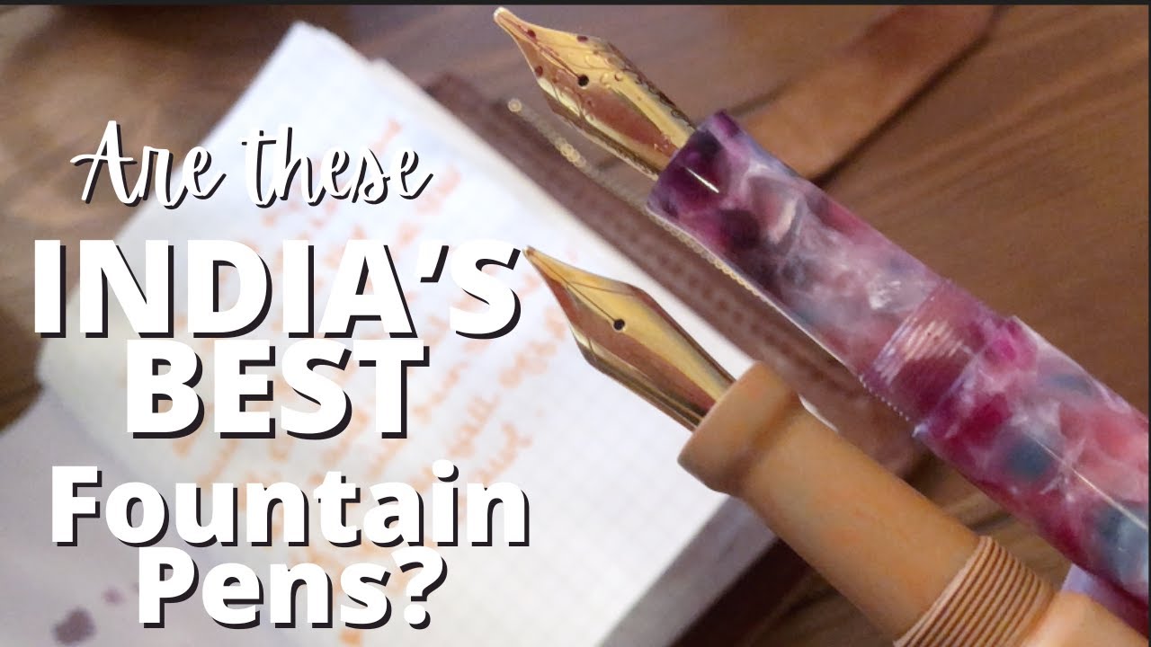 🇮🇳🖋️My First Fountain Pens from INDIA | Reviewing Ranga Pens