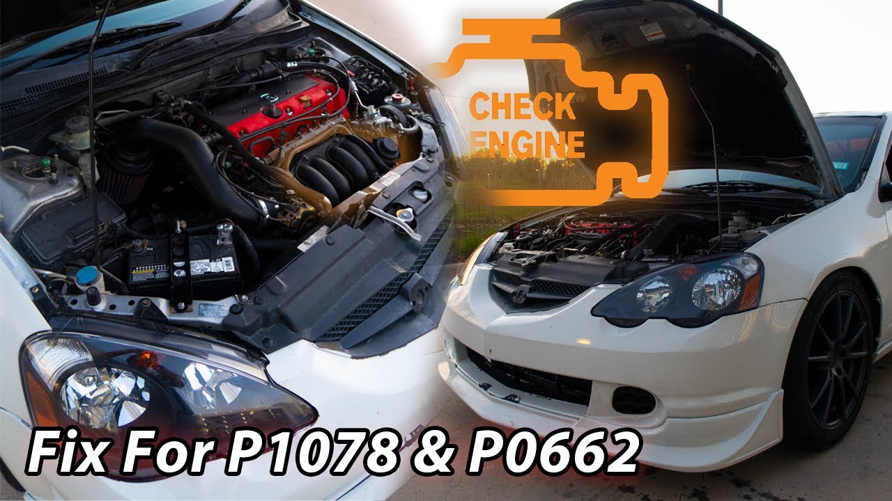 How to Fix codes P1078 & P0662 IMRC on RSX Base Model !!