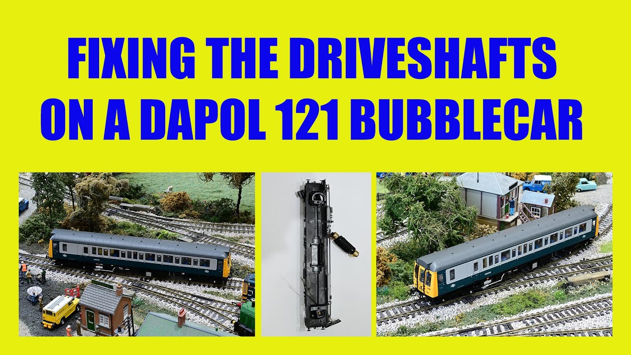 Fixing the Driveshafts on a Dapol Class 121 Bubblecar