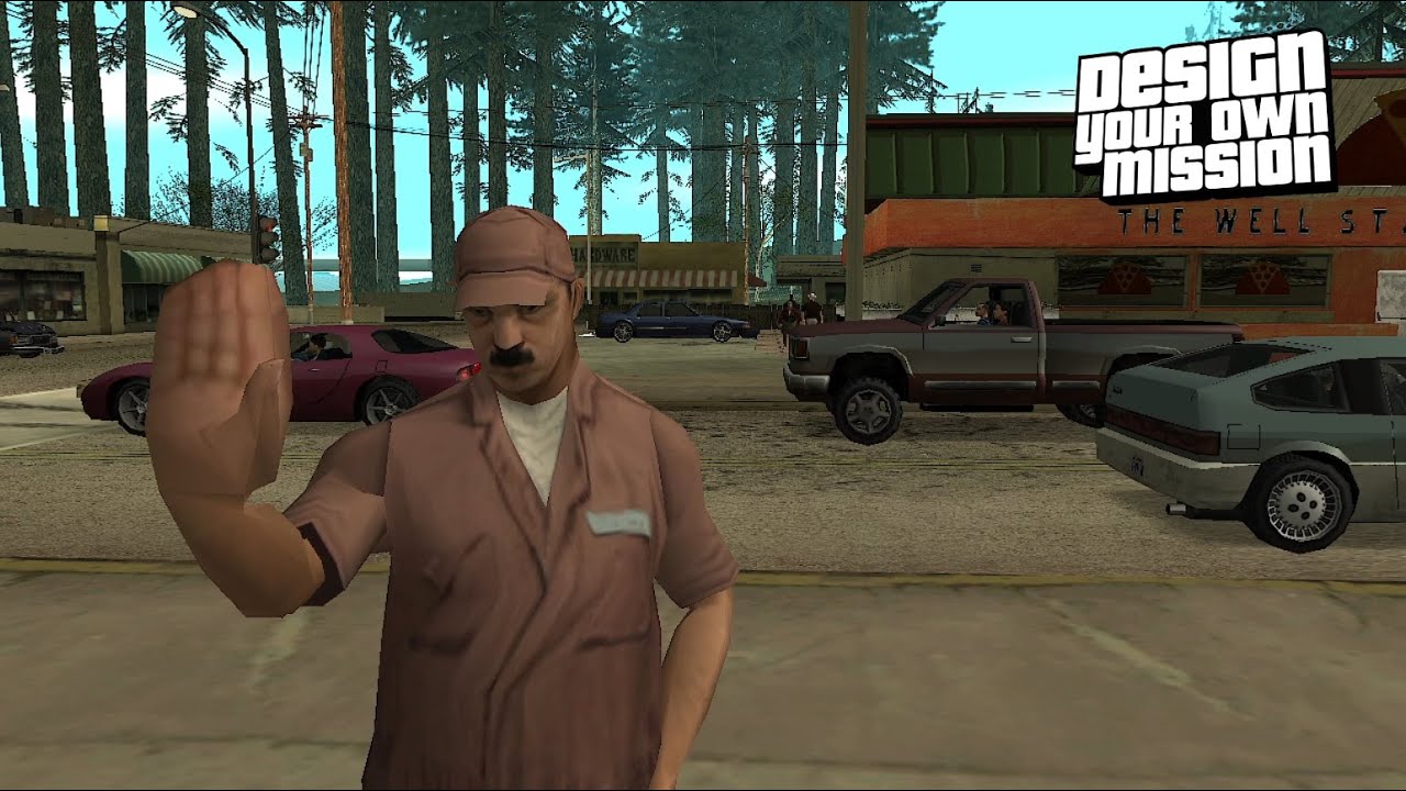 Случайные миссии GTA:SA DYOM — Битва за пиццу Чарли от EnglishPen