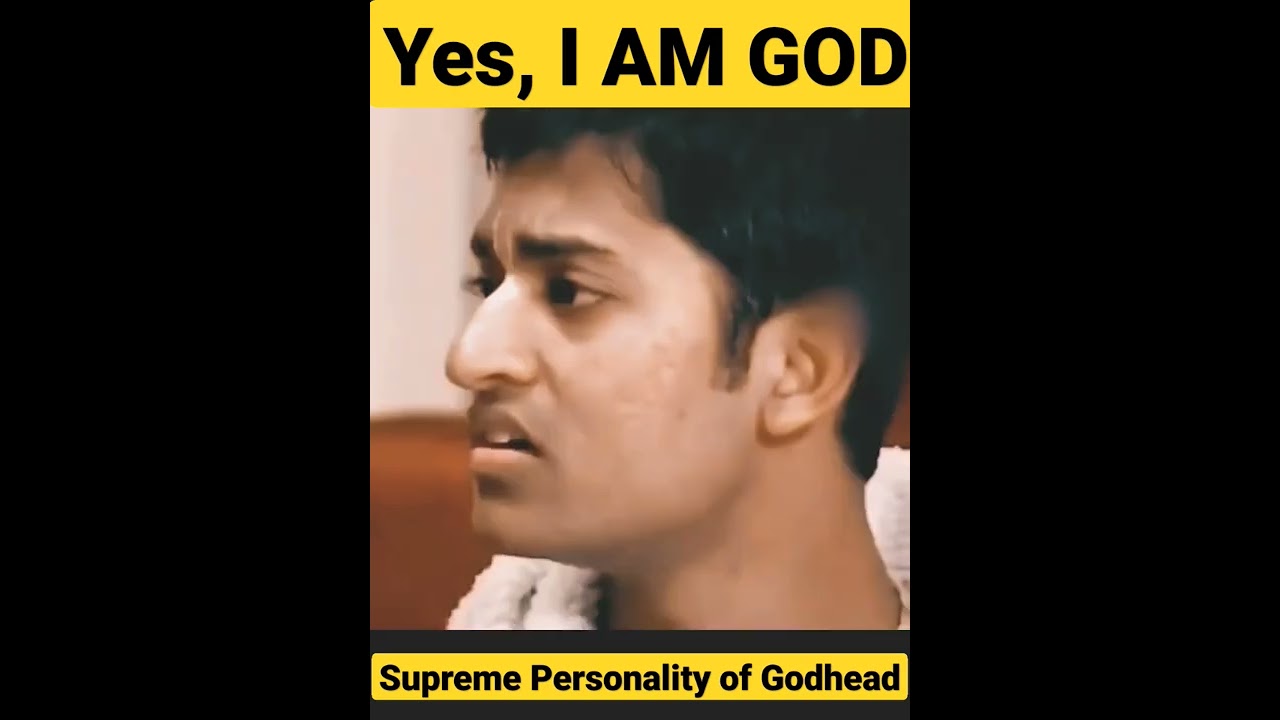 Krishna Says Yes I'm GOD by Amarendra Prabhu ISKCON #teachingsofspirituality