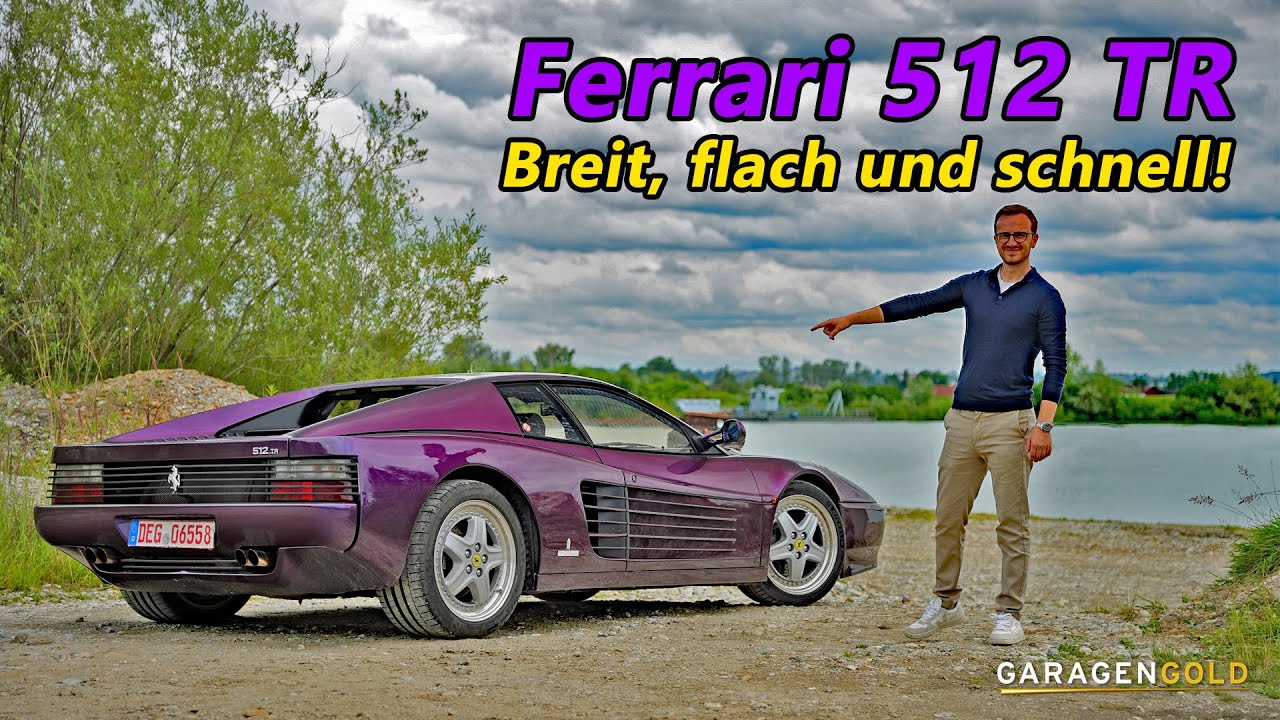 Ferrari 512 TR: Wer den V12 hört, wird süchtig nach dem Supersportler! | Rückwärtsgang | Garagengold