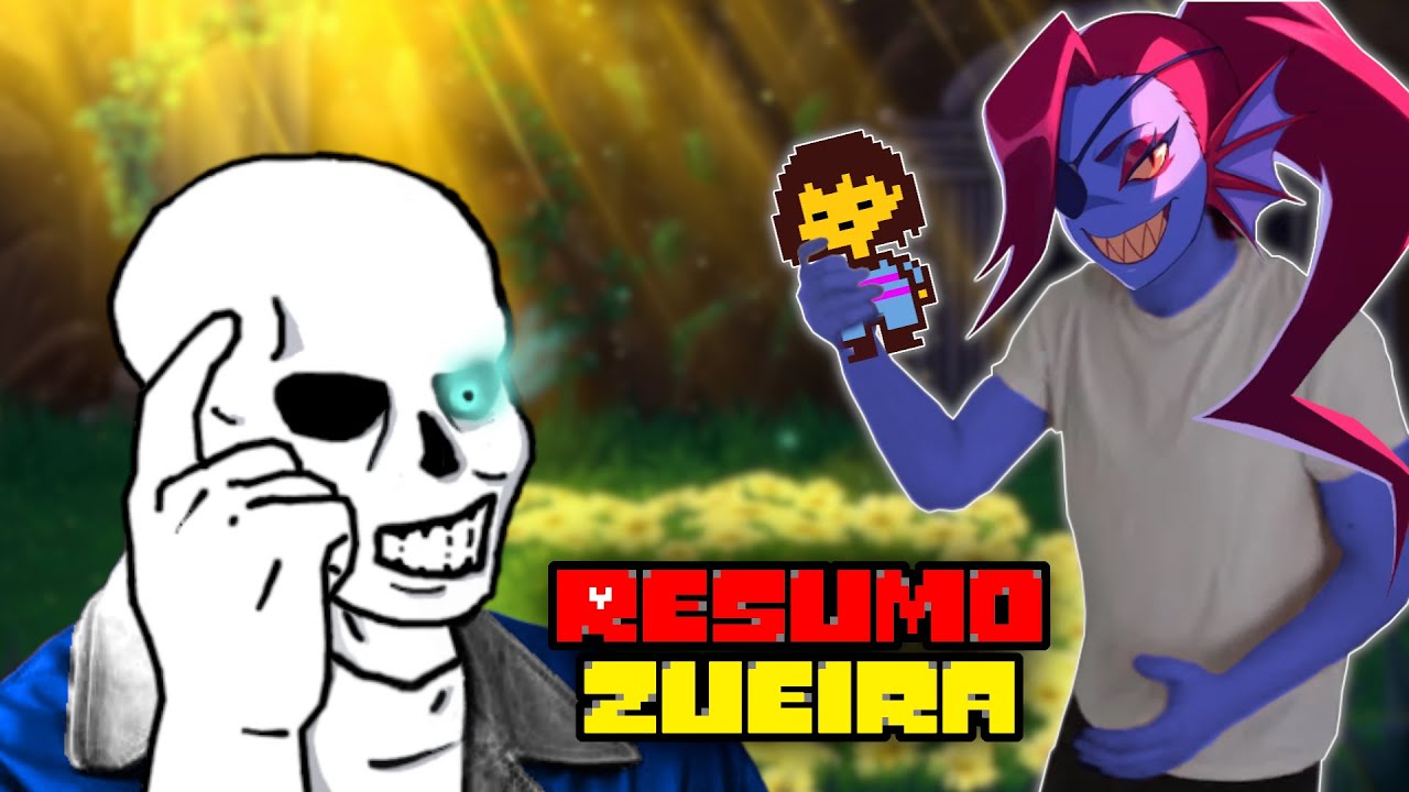 UNDERTALE RESUMO ZUEIRA  🧡💛💚💙💜❤️  (rota neutra)