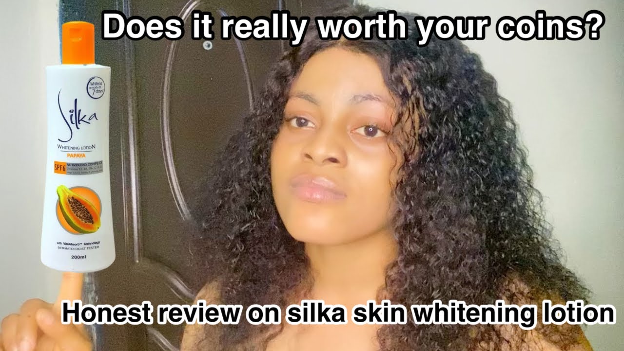 Let’s review silka skin whitening lotion ||For all skin types🤎✨!!honest review!!