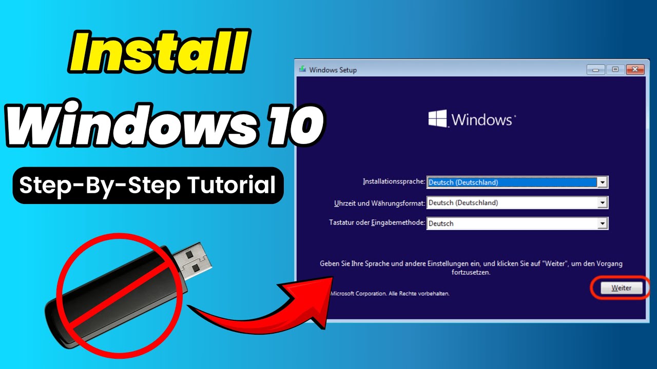 Как установить Windows 10 без USB-накопителя или DVD-диска (полное руководство) 2025