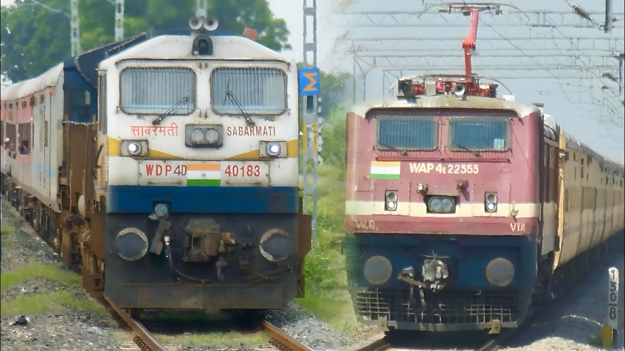 Single Line Trains | Bhavnagar - Botad Section | Indian Railway 