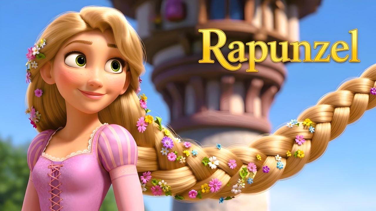 Magical Rapunzel Story 🌙 | Bedtime Story in English for Kids | Fairy Tales by Maybell Stories