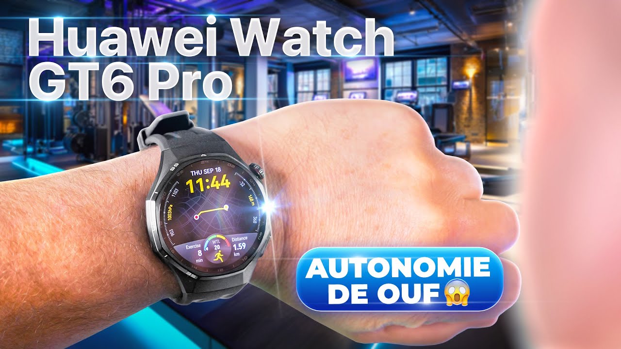 Huawei Watch GT6 Pro Elle ridiculise l'Apple Watch (mais personne n'ose le dire)