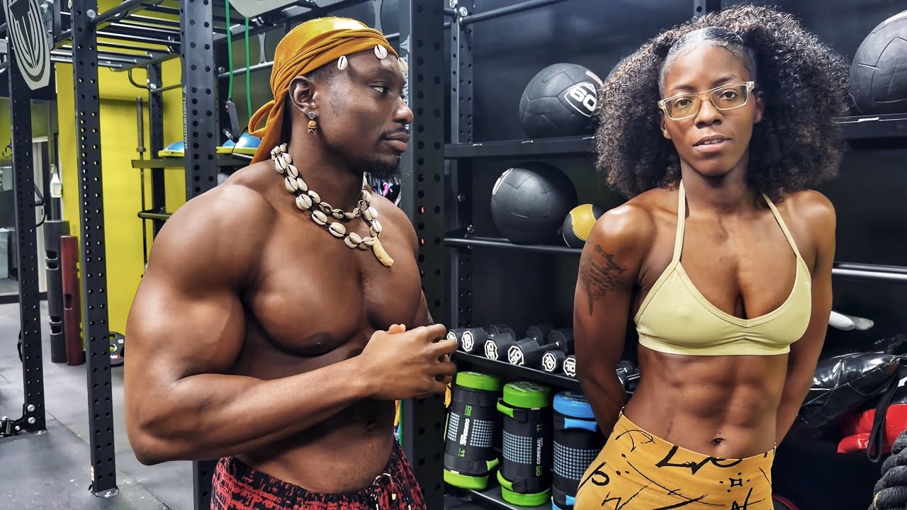 My 1st Gym Date With a Calisthenics Girl 😍💪🏾 (She’s Insanely Strong) @Impaigeypooh 
