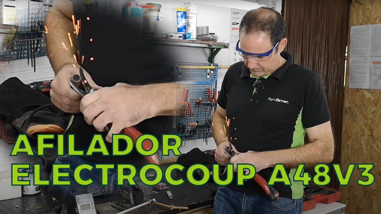Como afilar tijeras electricas con el afilador A3M ELECTROCOUP