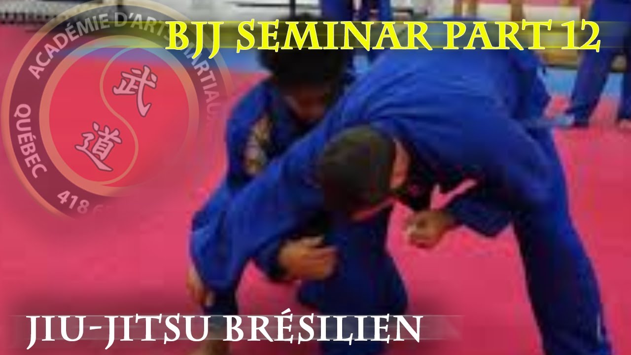 12-Technique de projection au sol par le col et la jambe en Jiu-jitsu Brésilien