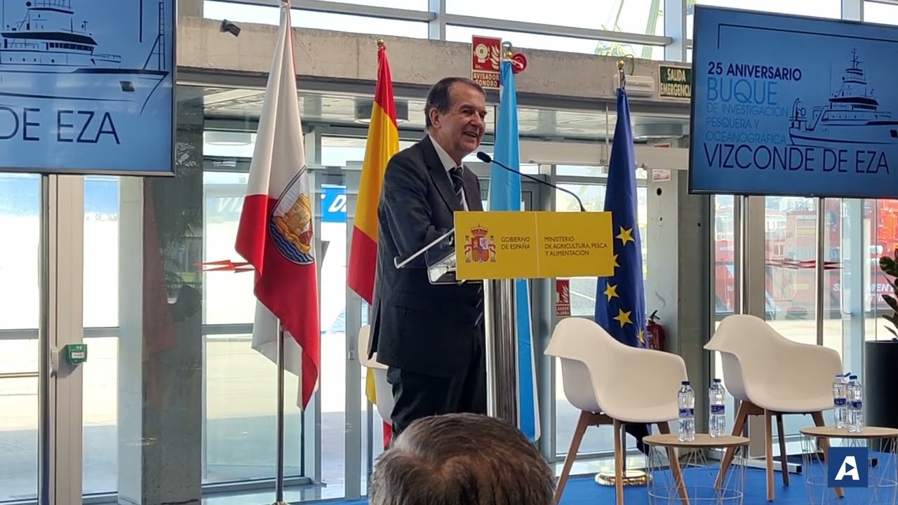 Vigo celebra el 25 aniversario del buque 'Vizconde de Eza' con un acto en el Tinglado del Puerto