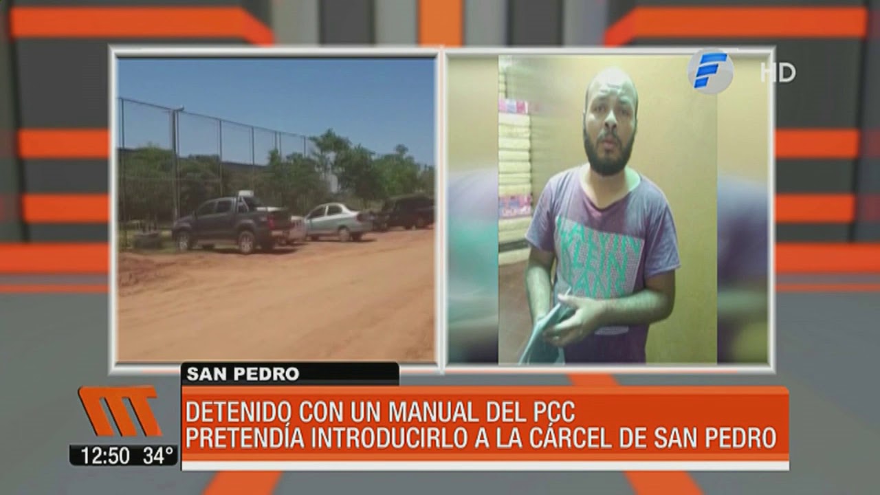 Detuvieron a un hombre con un manual del Primer Comando Capital