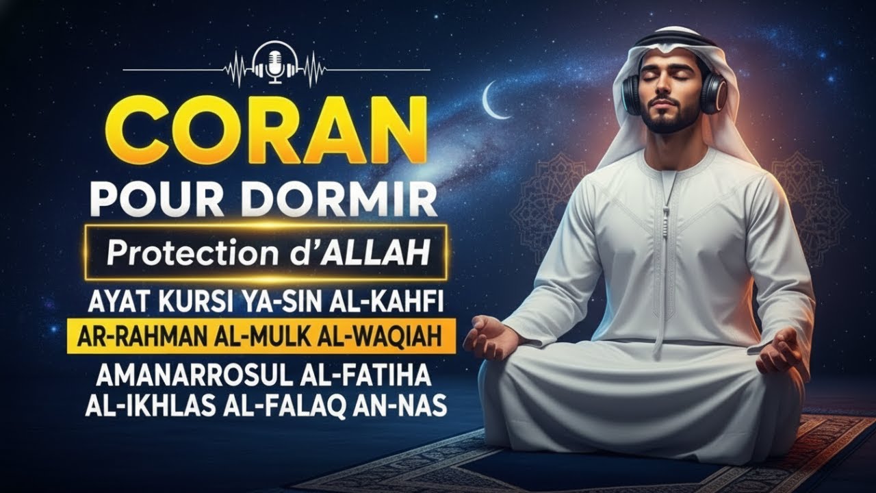 Coran Pour Dormir — Doua Islam Qui Protège Votre Nuit Sous La Miséricorde d’Allah