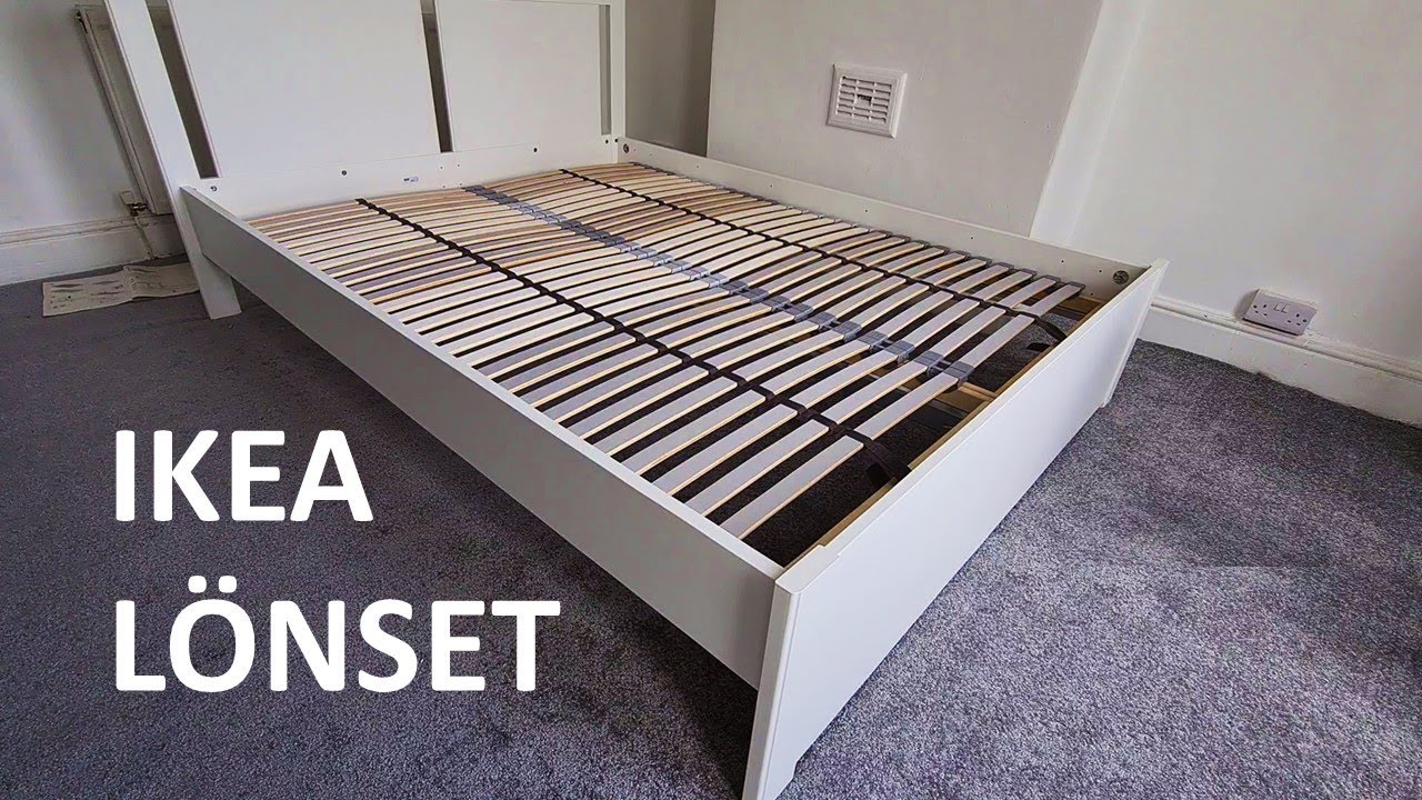 How to assembe IKEA LÖNSET bed base