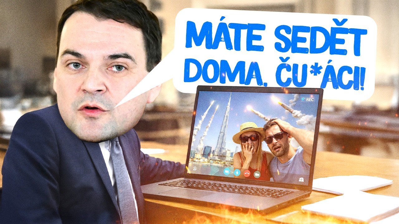 Macinka sepsul novináře i Čechy uvízlé na Blízkém východě: Jednou budete na rakety vzpomínat!