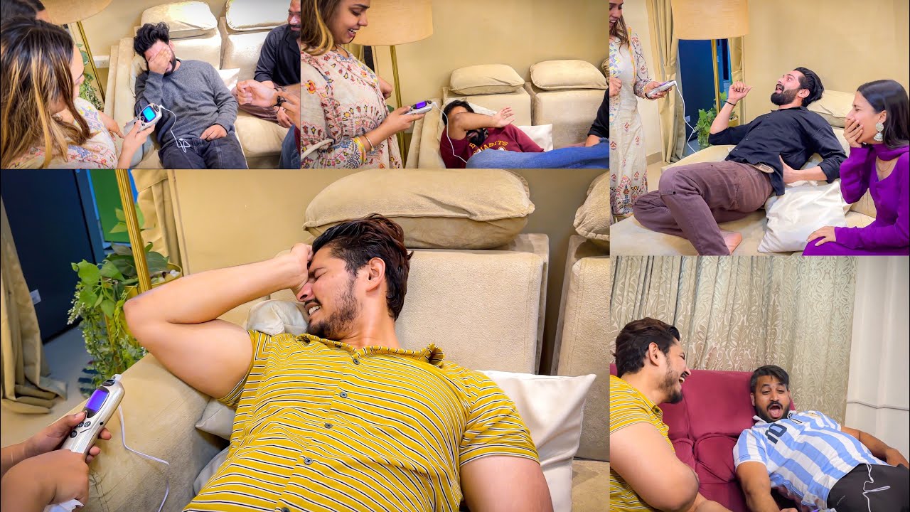 Ladkiyo Ka Dard Aaj Ladko Ko Samajh Aaiga 😢| Period Pain Stimulator test😱 | Sufiyan And Nida ❤️