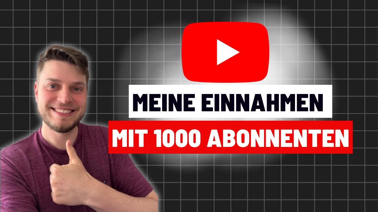 So viel Geld verdiene ich 2025 als kleiner YouTuber | Einnahmen mit 1000 Abonnenten