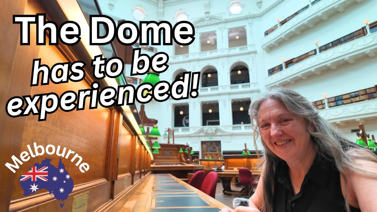 Explore the AMAZING State Library of Victoria in Melbourne  |  Travel guide and vlog Australia