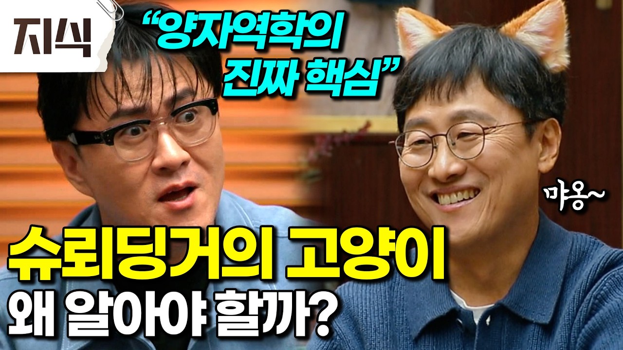 단언컨대 양자역학 영상 중 탑입니다✨김상욱 교수님이 알려주는 양자역학의 핵심 개념. 슈뢰딩거의 고양이, 왜 유명할까? #과학 #EBS지식